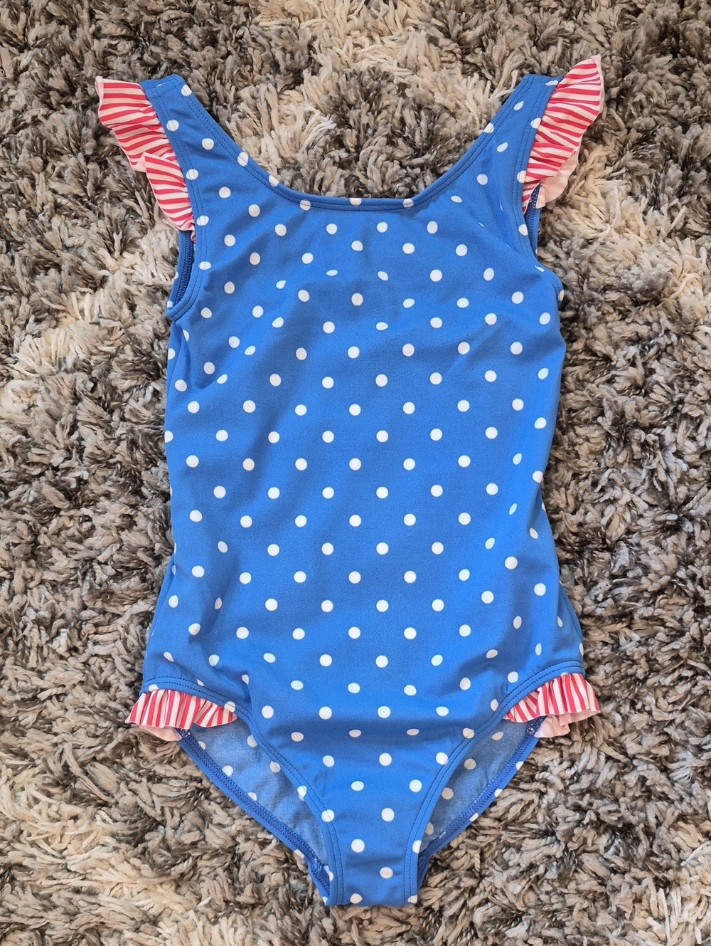Mini Boden Polka Dot Swimsuit